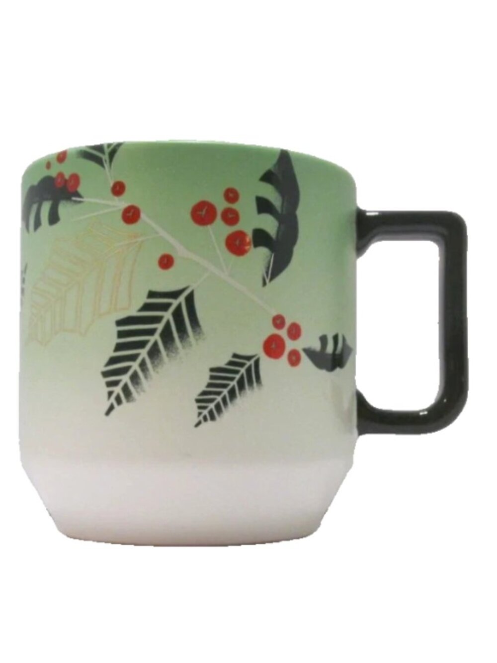 Starbucks NWT Green/White HOLLY BERRY Mug, 2020